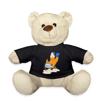 Fuchs Taucher Schwimmbrille Tauchen - Teddy - Schwarz - Vorne