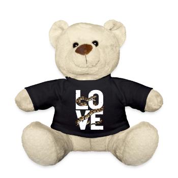 King Python Snakes LOVE Terrarium Python - Teddy Bear - black - Front