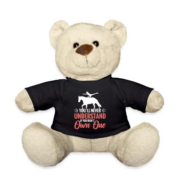 Pferdespringer, Reitpferd, Pferdeliebhaber, Pferd - Teddy - Schwarz - Vorne