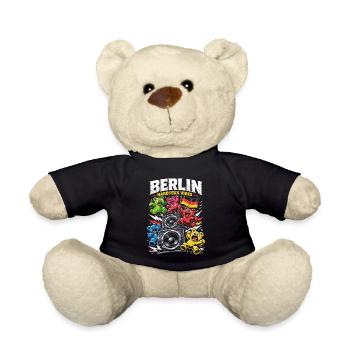 Berlin Hardtekk Tekke East Germany - Teddy Bear - black - Front