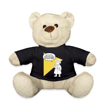 Hello aunt - pick up? Your sister is funny annoying - Teddy Bear - black - Front