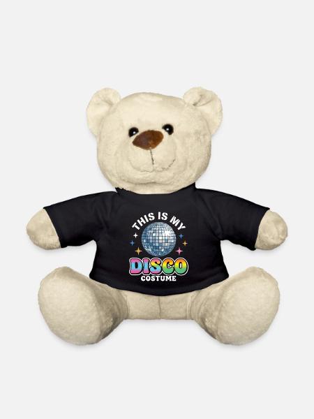 This Is My Disco Costume Disco Kugel - Teddy - Schwarz