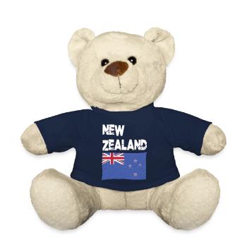 Drapeau néo-zélandais de Nouvelle-Zélande de Nouvelle-Zélande - Nounours - bleu marine - Devant