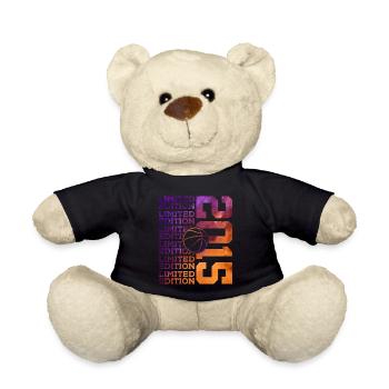 LIMITED EDITION 2015 BASKETBALL 11TH BIRTHDAY - Teddy Bear - black - Front