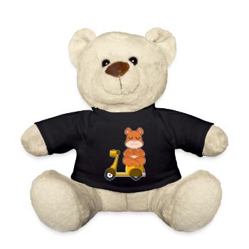 Bär Scooter - Teddy Bear - black - Front