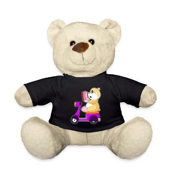 Hamster Motorroller - Teddy - Schwarz - Vorne