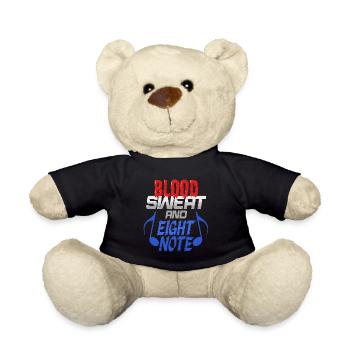 Marching band brass band - Teddy Bear - black - Front