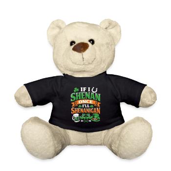 Prêt devant les bêtises | La Saint-Patrick - Nounours - noir - Devant
