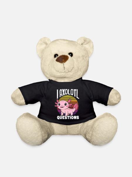 Süßes Axolotl Kawaii Axolotl Liebhaber - Teddy - Schwarz