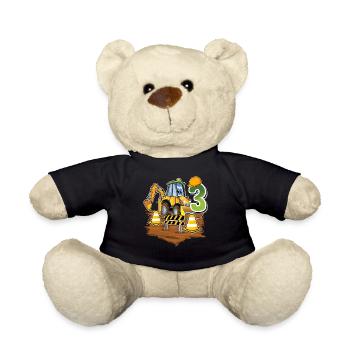 3e anniversaire des excavatrices - Nounours - noir - Devant