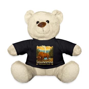 Yellowstone-Nationalpark Buffalo-Camping - Teddy - Schwarz - Vorne