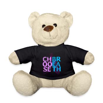 Non-Smoking Ex Smoker Choose Breath - Teddy Bear - black - Front
