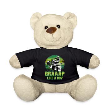 Quad ATV Garçons Hommes Quad Wheeler - Nounours - noir - Devant