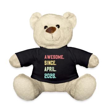 Großartig seit April 2026 - Teddy - Schwarz - Vorne