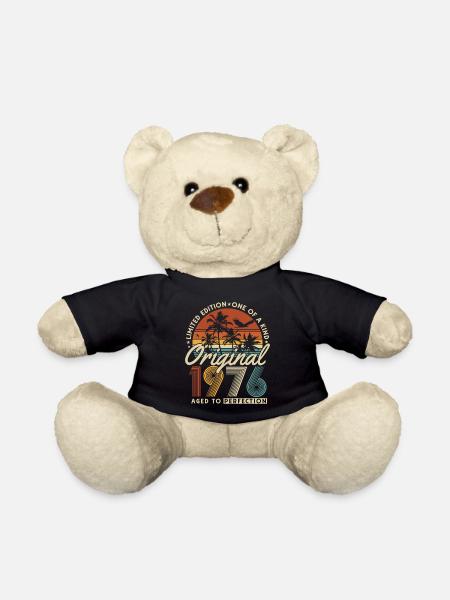 1976 Jahrgang Vintage 50. Geburtstag Geschenk - Teddy - Schwarz