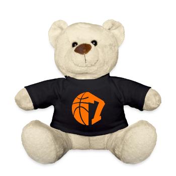NR. 7 BASKETBALL NUMMER 7 BASKETBALL 7. GEBURTSTAG - Teddy - Schwarz - Vorne