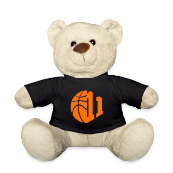 NUMÉRO 11 BASKETBALL 11E ANNIVERSAIRE - Nounours - noir - Devant
