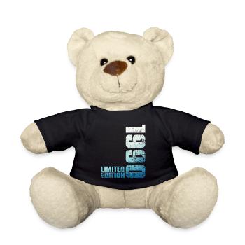 36. Geburtstag Mann Frau 36 Jahre alt 1990 Geschenk - Teddy - Schwarz - Vorne