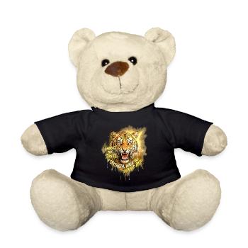 Tiger Strength Untamed Path Quote - Teddy - Schwarz - Vorne