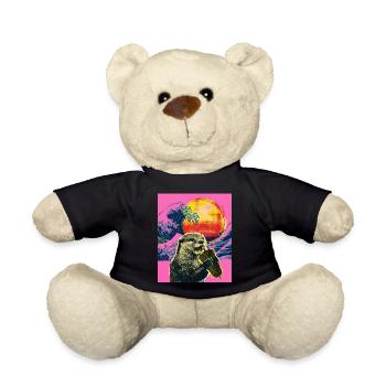 Doner Kebab Otter - Teddy Bear - black - Front