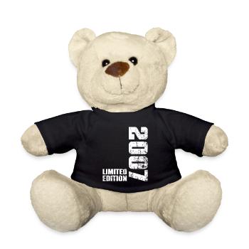 Cadeau d'anniversaire 19 ans 2007 Garçon Fille - Nounours - noir - Devant