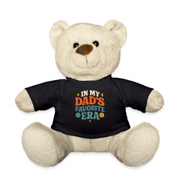 In My Dad's Favorite Era Tochter Familien Humor - Teddy - Schwarz - Vorne