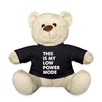 Low Power Mode - Teddy - Schwarz - Vorne