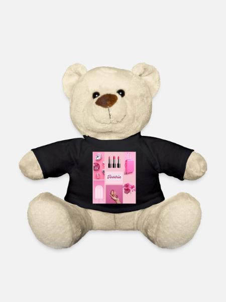 Toothie Pink Glam - Teddy Bear - black