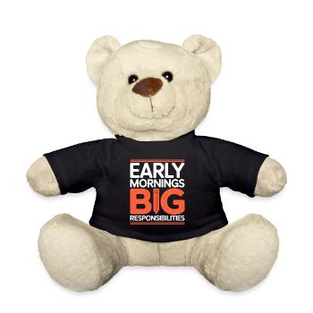 Professeur principal Early Morning Conseiller de classe - Nounours - noir - Devant