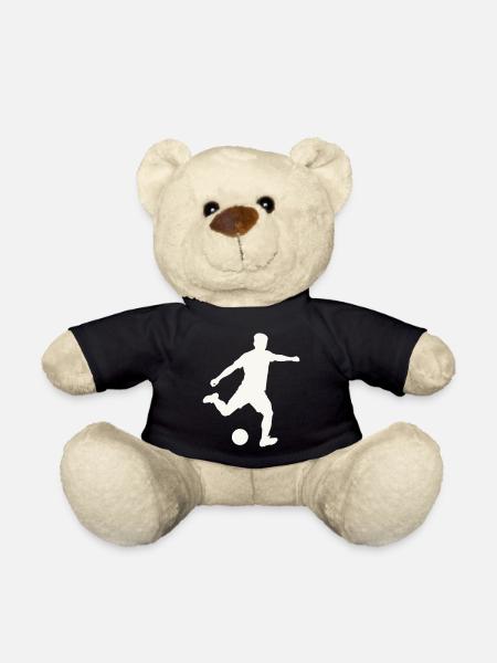 Kicker-Silhouette in Bewegung - Teddy - Schwarz