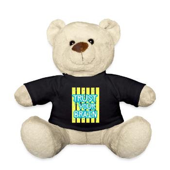 Trust Your Brain - Teddy - Schwarz - Vorne