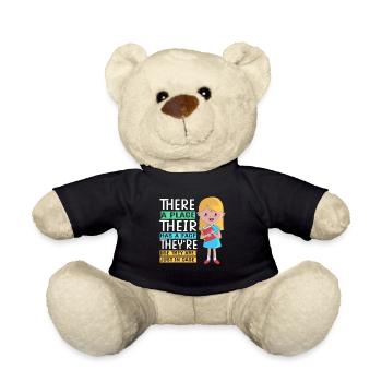 Grammatik Englisch Rechtschreibung - Teddy - Schwarz - Vorne