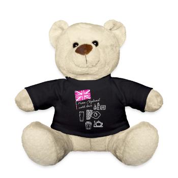 EXANGLIA (Pink + Weiß) - Teddy - Schwarz - Vorne