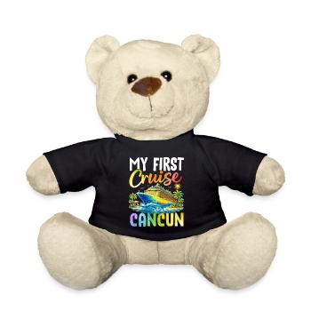 My First Cruise Cancun - Teddy Bear - black - Front