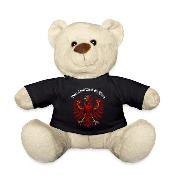 Tiroler Adler Rot Majestätisch - Teddy - Schwarz - Vorne