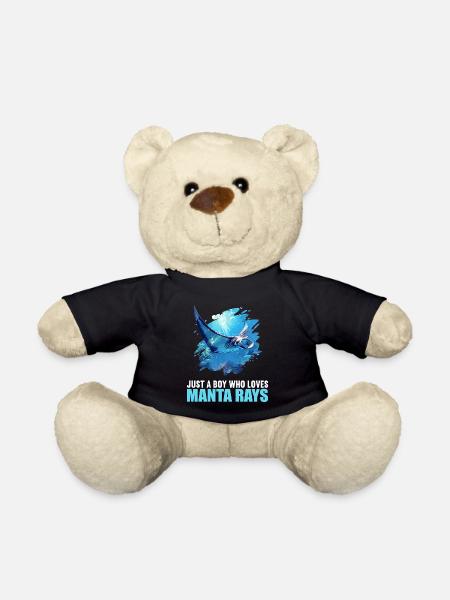 Rochen Mantarochen - Teddy - Schwarz