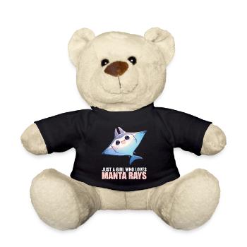 Rays Manta Rays - Teddy Bear - black - Front