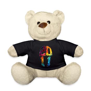 15 JAHRE ALT 2011 15. GEBURTSTAG - Teddy - Schwarz - Vorne