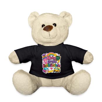 Schulkind 2026 Einschulung 2026 Schulanfang - Teddy - Schwarz - Vorne