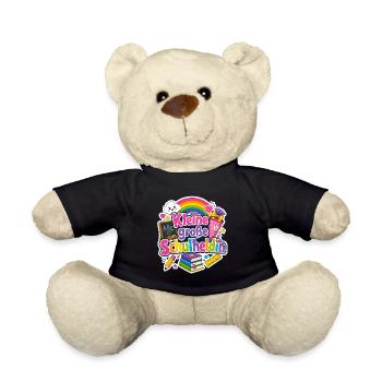 Schulkind 2026 Einschulung 2026 Schulanfang - Teddy - Schwarz - Vorne