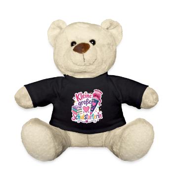 Schulkind 2026 Einschulung 2026 Schulanfang - Teddy - Schwarz - Vorne