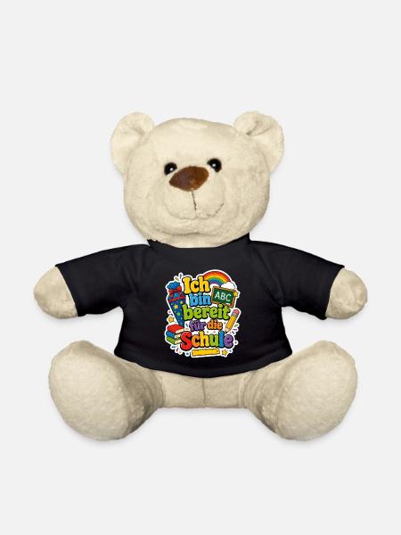 Schulkind 2026 Einschulung 2026 Schulanfang - Teddy - Schwarz