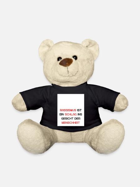 Gegen Rassismus: Ein Schlag ins Gesicht - Teddy - Schwarz