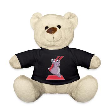 Hippopotamus Yoga Gymnastique - Nounours - noir - Devant