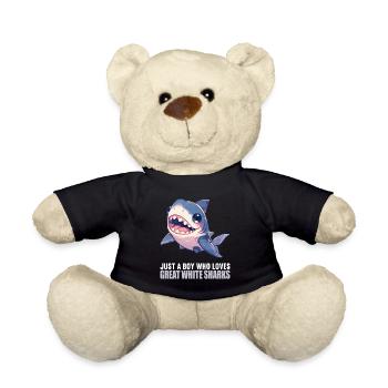 Great White Shark Great White Shark - Teddy Bear - black - Front