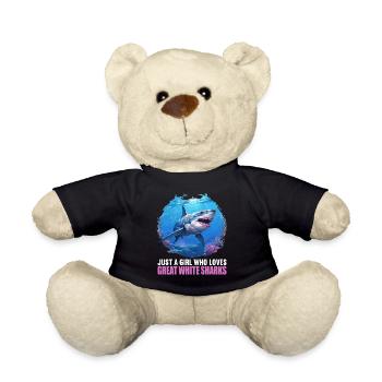 Great White Shark Great White Shark - Teddy Bear - black - Front