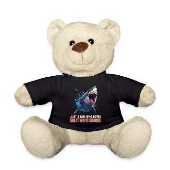 Great White Shark Great White Shark - Teddy Bear - black - Front