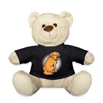 Golden Retriever Goldie Goldieowner Goldies - Teddy Bear - black - Front