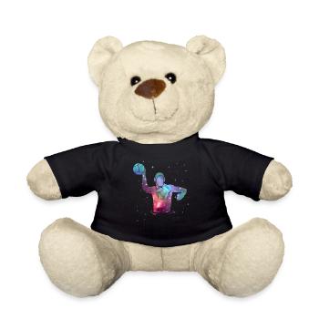 Water Polo Space Men Boys Water Polo Players - Teddy Bear - black - Front