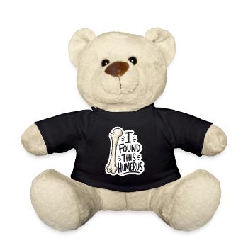 Humerus Discovery Sticker - Teddy Bear - black - Front